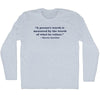 A Person's Worth Is Measured By The Worth Of What He Values.- Marcus Aurelius Quote Tees Adult Tri-Blend Long Sleeve T-shirt by Tribe Lacrosse