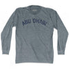 Abu Dhabi Vintage City Adult Tri-Blend Long Sleeve T-shirt by Ultras