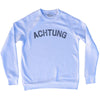 Achtung Adult Tri-Blend Sweatshirt by Tribe Lacrosse