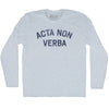 Acta Non Verba Adult Tri-Blend Long Sleeve T-shirt by Tribe Lacrosse