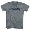 Adultish Tri-Blend V-neck Womens Junior Cut T-shirt by Tribe Lacrosse