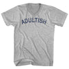 Adultish Adult Cotton V-neck T-shirt by Tribe Lacrosse