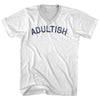 Adultish Adult Cotton V-neck T-shirt by Tribe Lacrosse