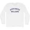 Afrikaners Welcome Adult Cotton Long Sleeve T-shirt by Tribe Lacrosse