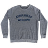 Afrikaners Welcome Adult Tri-Blend Sweatshirt by Tribe Lacrosse