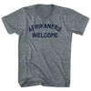 Afrikaners Welcome Tri-Blend V-neck Womens Junior Cut T-shirt by Tribe Lacrosse