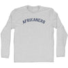 Afrikaners Adult Cotton Long Sleeve T-shirt by Tribe Lacrosse