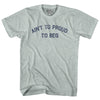 Ain't To Proud To Beg Adult Tri-Blend T-shirt by Tribe Lacrosse