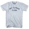 Ain't To Proud To Beg Adult Tri-Blend T-shirt by Tribe Lacrosse