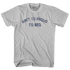 Ain't To Proud To Beg Adult Cotton T-shirt by Tribe Lacrosse