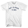 Ain't To Proud To Beg Womens Cotton Junior Cut T-Shirt by Tribe Lacrosse