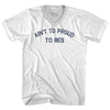 Ain't To Proud To Beg Adult Tri-Blend V-neck T-shirt by Tribe Lacrosse