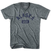 Alaska USA Adult Tri-Blend V-neck Womens T-shirt by Ultras