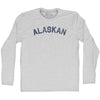 Alaskan Adult Cotton Long Sleeve T-shirt by Tribe Lacrosse