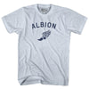 Albion Running Track Winged Foot-Adult Tri-Blend T-shirt by Tribe Lacrosse