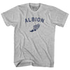 Albion Running Track Winged Foot-Womens Cotton Junior Cut T-Shirt by Tribe Lacrosse