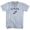 Albion Running Track Winged Foot-Adult Tri-Blend V-neck T-shirt by Tribe Lacrosse