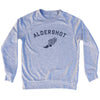 Aldershot Running Track Winged Foot Adult Tri-Blend Sweatshirt by Tribe Lacrosse