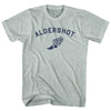 Aldershot Running Track Winged Foot Adult Tri-Blend T-shirt by Tribe Lacrosse