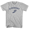 Aldershot Running Track Winged Foot Adult Cotton T-shirt by Tribe Lacrosse