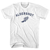 Aldershot Running Track Winged Foot Adult Cotton T-shirt by Tribe Lacrosse