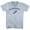 Aldershot Running Track Winged Foot Adult Tri-Blend V-neck T-shirt by Tribe Lacrosse