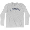 Alexandria Vintage City Adult Cotton Long Sleeve T-shirt by Ultras