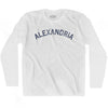 Alexandria Vintage City Adult Cotton Long Sleeve T-shirt by Ultras