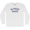 Alfredo Sauce Adult Cotton Long Sleeve T-shirt by Tribe Lacrosse