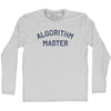 Algorithm Master Adult Cotton Long Sleeve T-shirt by Tribe Lacrosse