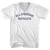 All-American Mathlete Adult Cotton V-neck T-shirt by Tribe Lacrosse