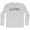 Alleged Adult Cotton Long Sleeve T-shirt by Tribe Lacrosse