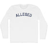 Alleged Adult Cotton Long Sleeve T-shirt by Tribe Lacrosse