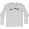 Alligator Adult Cotton Long Sleeve T-shirt by Tribe Lacrosse