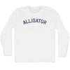 Alligator Adult Cotton Long Sleeve T-shirt by Tribe Lacrosse