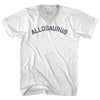 Allosaurus Adult Tri-Blend V-neck T-shirt by Tribe Lacrosse