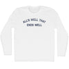 All's Well That Ends Well Adult Cotton Long Sleeve T-shirt by Tribe Lacrosse