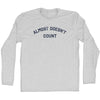 Almost Doesn't Count Adult Cotton Long Sleeve T-shirt by Tribe Lacrosse