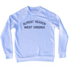 Almost Heaven West Virginia Adult Tri-Blend Sweatshirt by Tribe Lacrosse