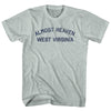 Almost Heaven West Virginia Adult Tri-Blend T-shirt by Tribe Lacrosse