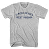 Almost Heaven West Virginia Youth Cotton T-shirt by Tribe Lacrosse