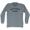 Aloha Brings Change Adult Tri-Blend Long Sleeve T-shirt by Tribe Lacrosse