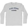 Aloha Brings Change Adult Cotton Long Sleeve T-shirt by Tribe Lacrosse