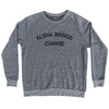 Aloha Brings Change Adult Tri-Blend Sweatshirt by Tribe Lacrosse