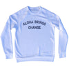 Aloha Brings Change Adult Tri-Blend Sweatshirt by Tribe Lacrosse