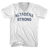 Altadena Strong Adult Cotton V-neck T-shirt by Tribe Lacrosse