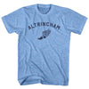 Altrincham Running Track Winged Foot Adult Tri-Blend T-shirt by Tribe Lacrosse