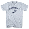 Altrincham Running Track Winged Foot Adult Tri-Blend T-shirt by Tribe Lacrosse