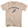 Altrincham Running Track Winged Foot Adult Cotton T-shirt by Tribe Lacrosse