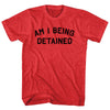 Am I Being Detained Adult Tri-Blend T-shirt by Tribe Lacrosse